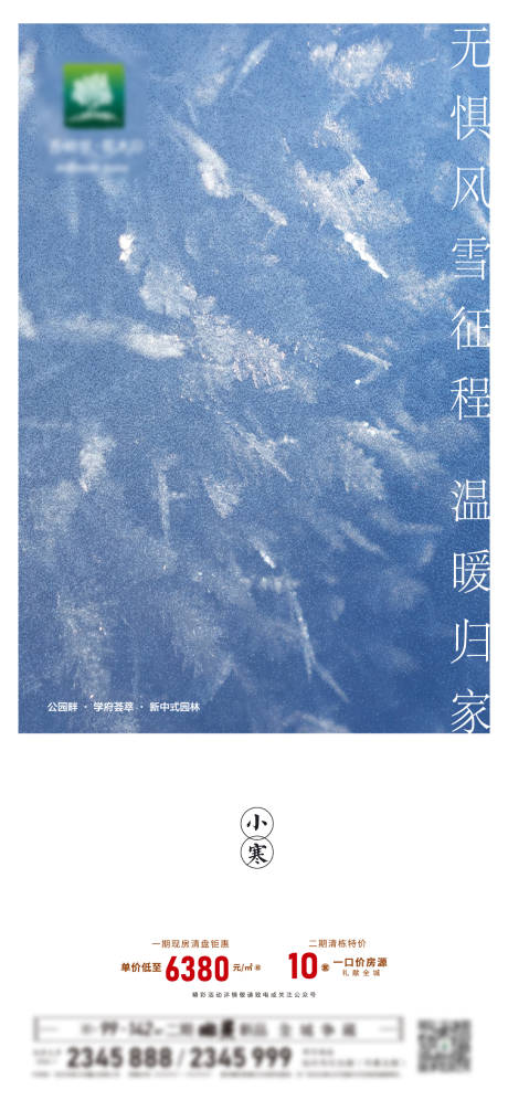 源文件下载【地产小寒海报】编号：99020005285675269