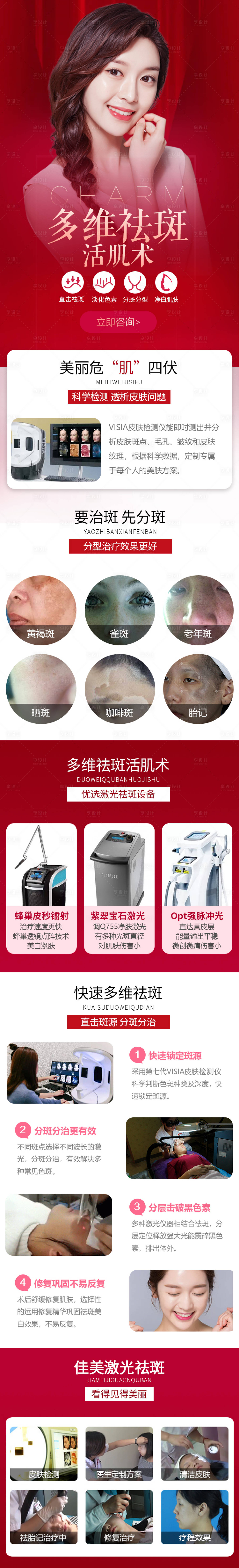 源文件下載【享設計】搜索編號：65120005012885667【醫美多維祛斑詳情頁】