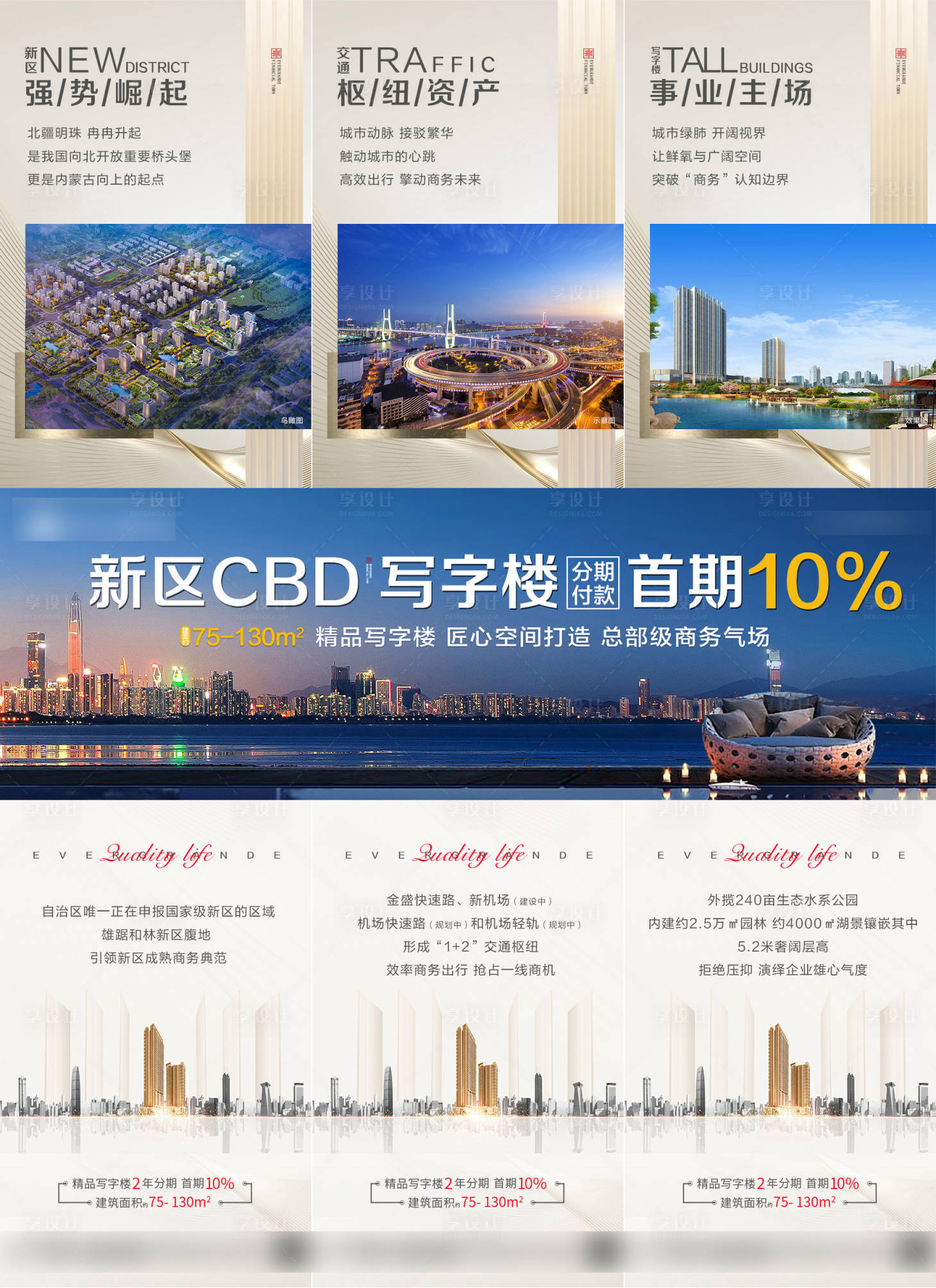源文件下载【地产价值点三宫格长图海报】编号：12700005191727648