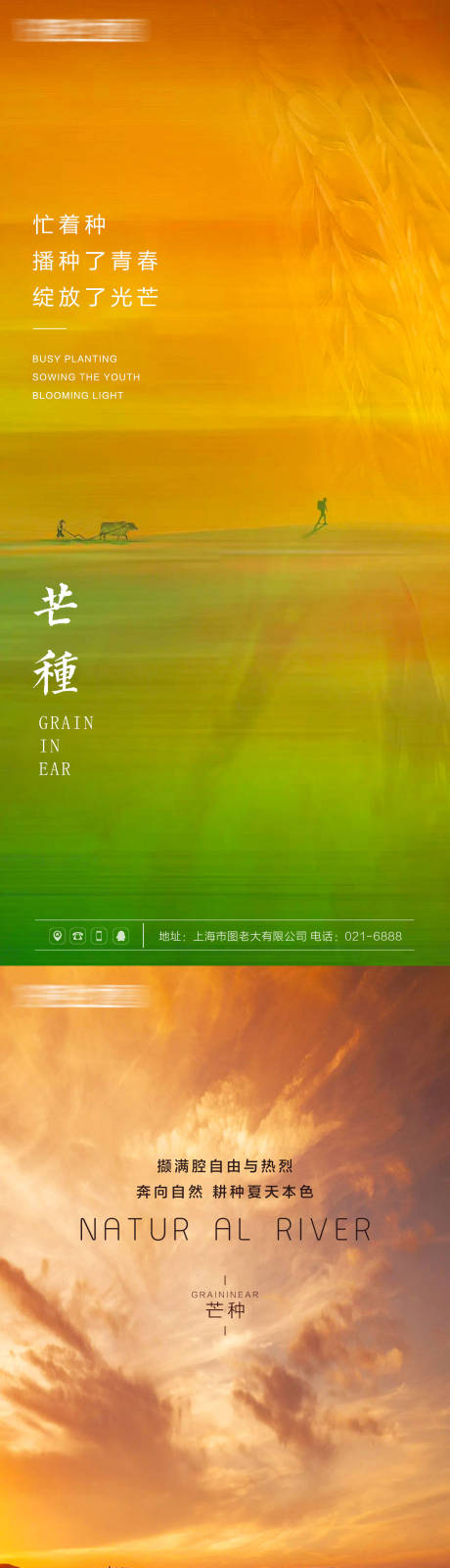 源文件下载【芒种系列海报】编号：63230004987968559