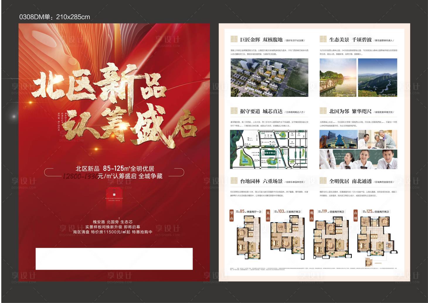 源文件下载【新品认筹单页dm单】编号：14770005101013913