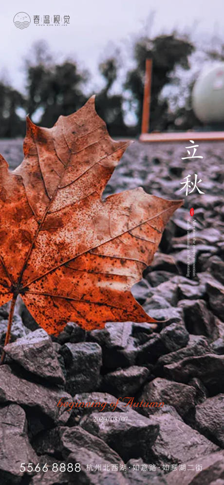 源文件下载【立秋节气海报】编号：94660005144558688