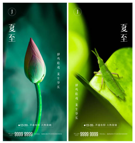 源文件下載【享設計】搜索編號：98510004990953533【夏至節氣海報】