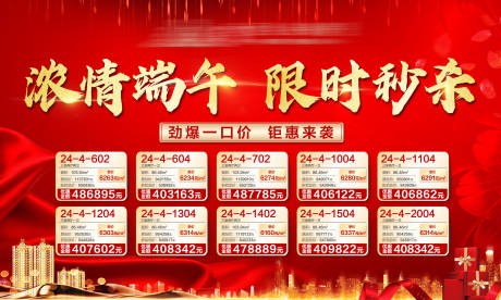 源文件下載【地產(chǎn)特價(jià)房活動(dòng)展板】編號(hào)：14320005197844844