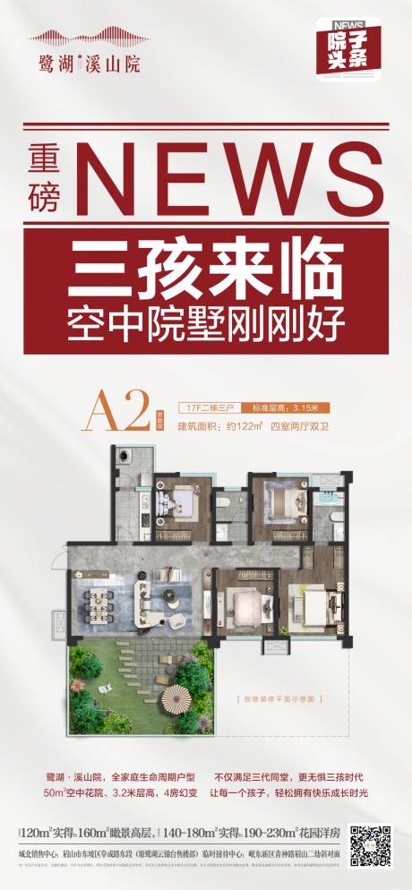 源文件下载【地产热点三胎海报】编号：82940004937673577