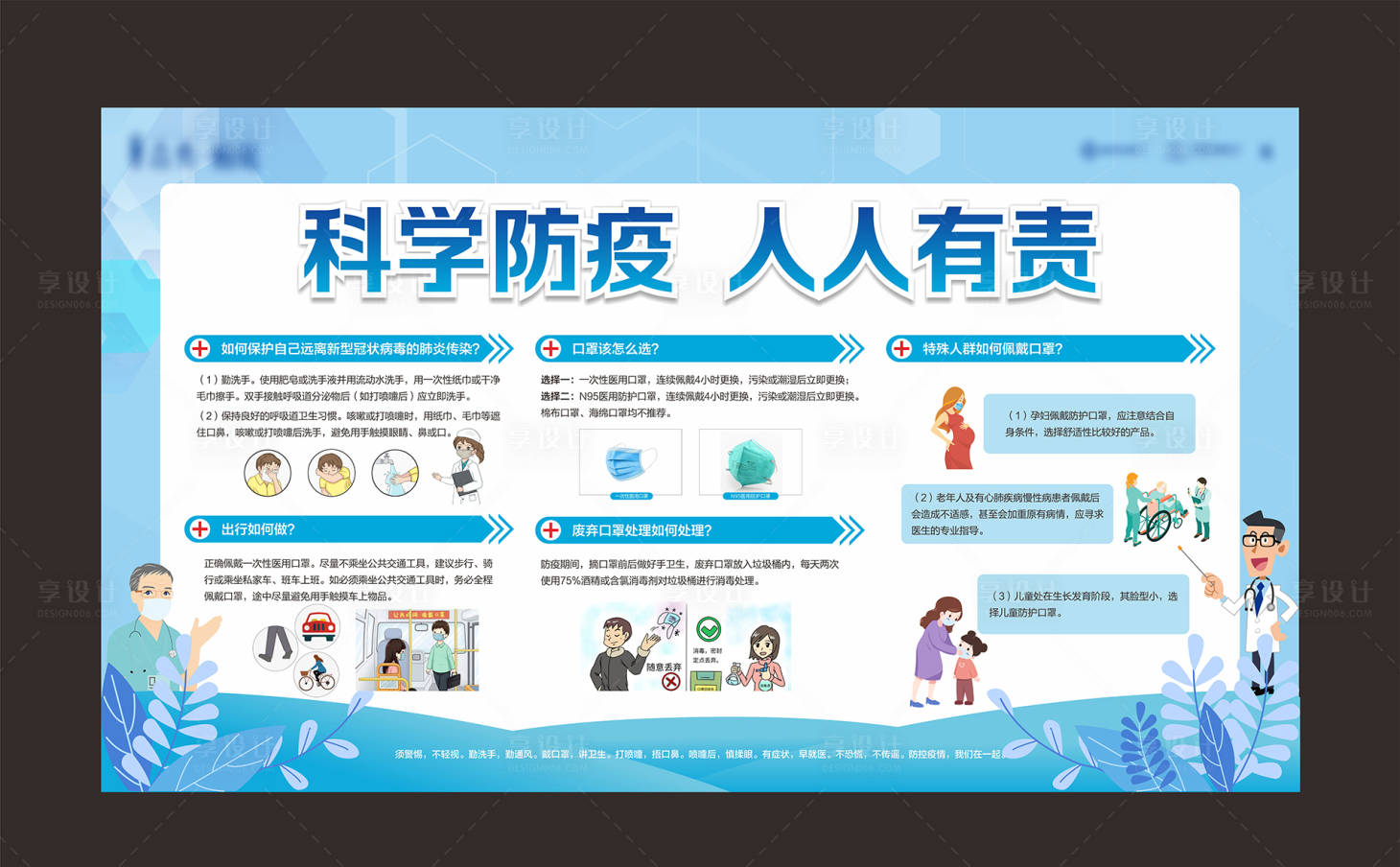 源文件下載【享設(shè)計】搜索編號：12410005032226574【防疫小知識】