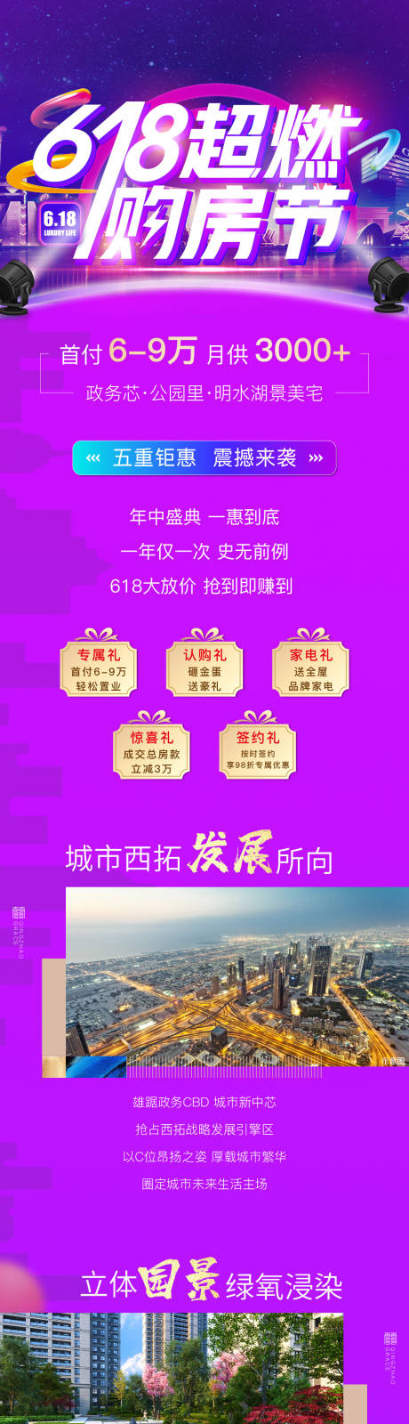 源文件下载【618购房节价值点长图】编号：48440005079751117