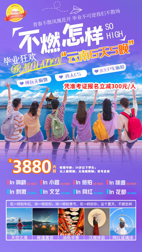 源文件下载【毕业季云南旅游海报】编号：65790005364902096