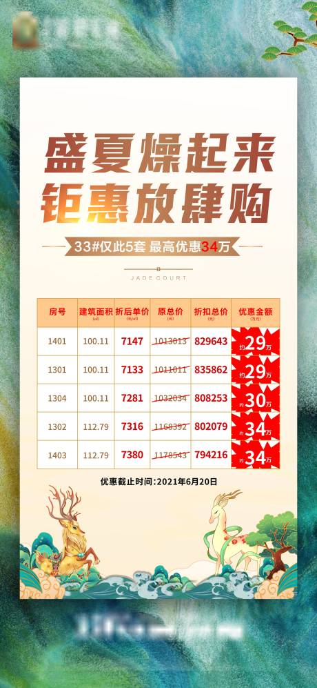 源文件下载【地产夏季特价房活动海报】编号：18080005224852217