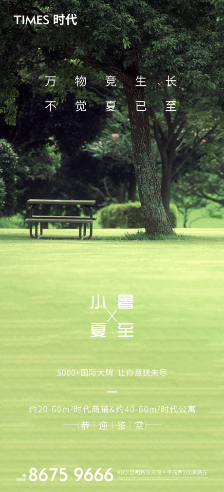 源文件下载【地产小暑夏至海报】编号：81070005201395168