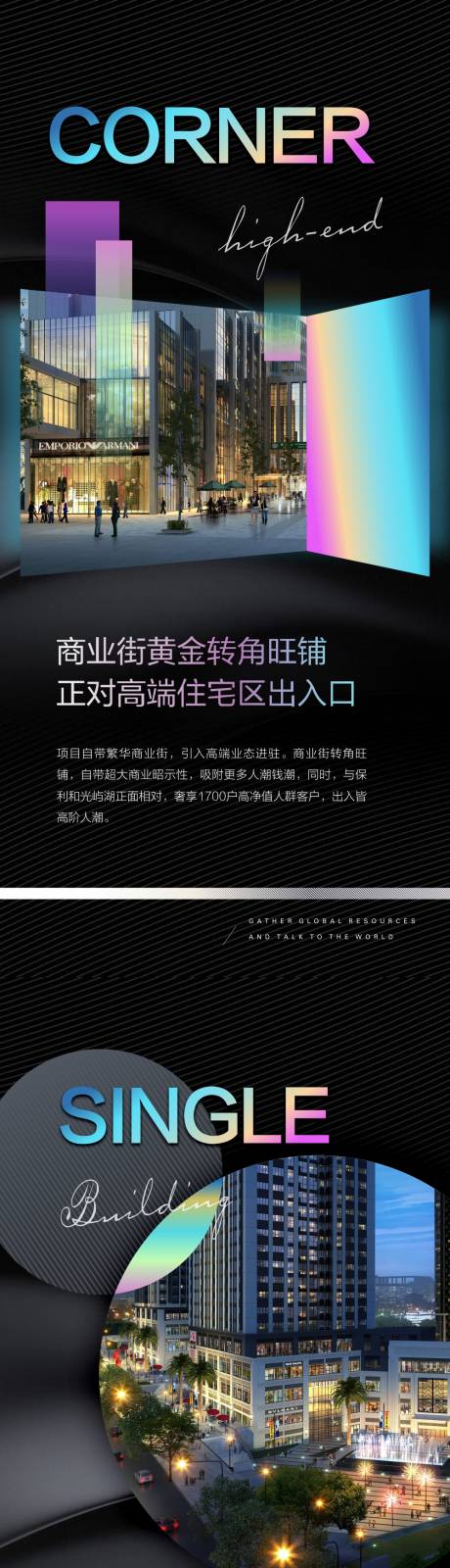 源文件下載【地產(chǎn)高端繁華系列海報(bào)】編號(hào)：91810005339464638