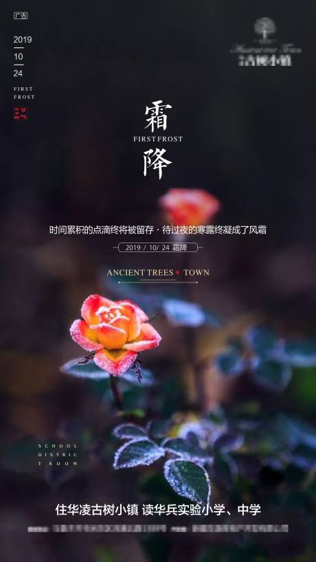 源文件下載【霜降節氣地產微信海報】編號：71870005155587164