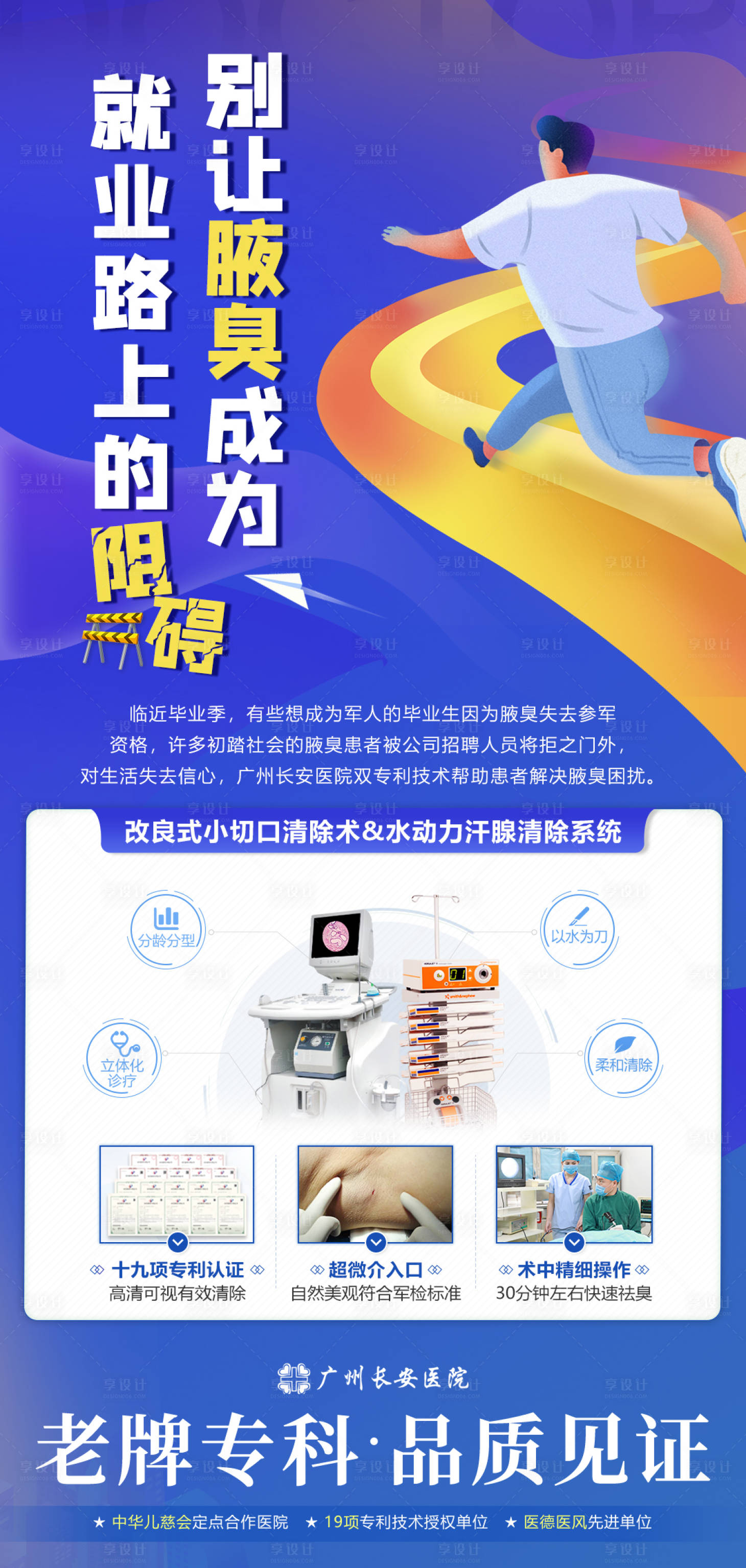 源文件下载【医疗科普腋臭海报 】编号：81450005046617284