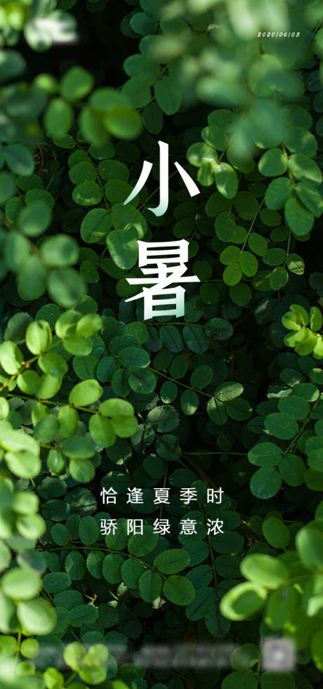源文件下载【享设计】搜索编号：97570005198341536【小暑海报】