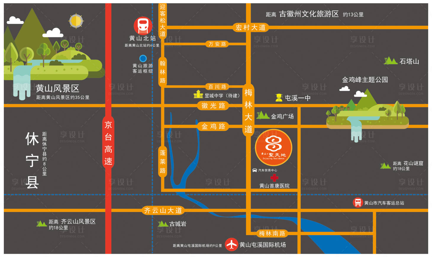 源文件下載【享設計】搜索編號：87410005066186468【區位圖】