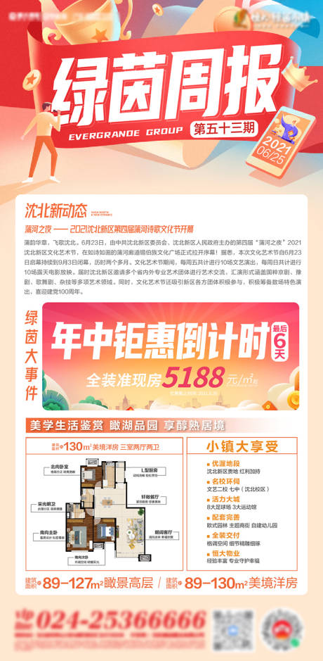源文件下載【享設計】搜索編號：88190005274305179【房地產戶型周報海報】