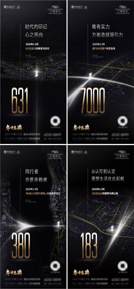 源文件下载【地产黑金区域价值刷屏海报】编号：48270005178265229