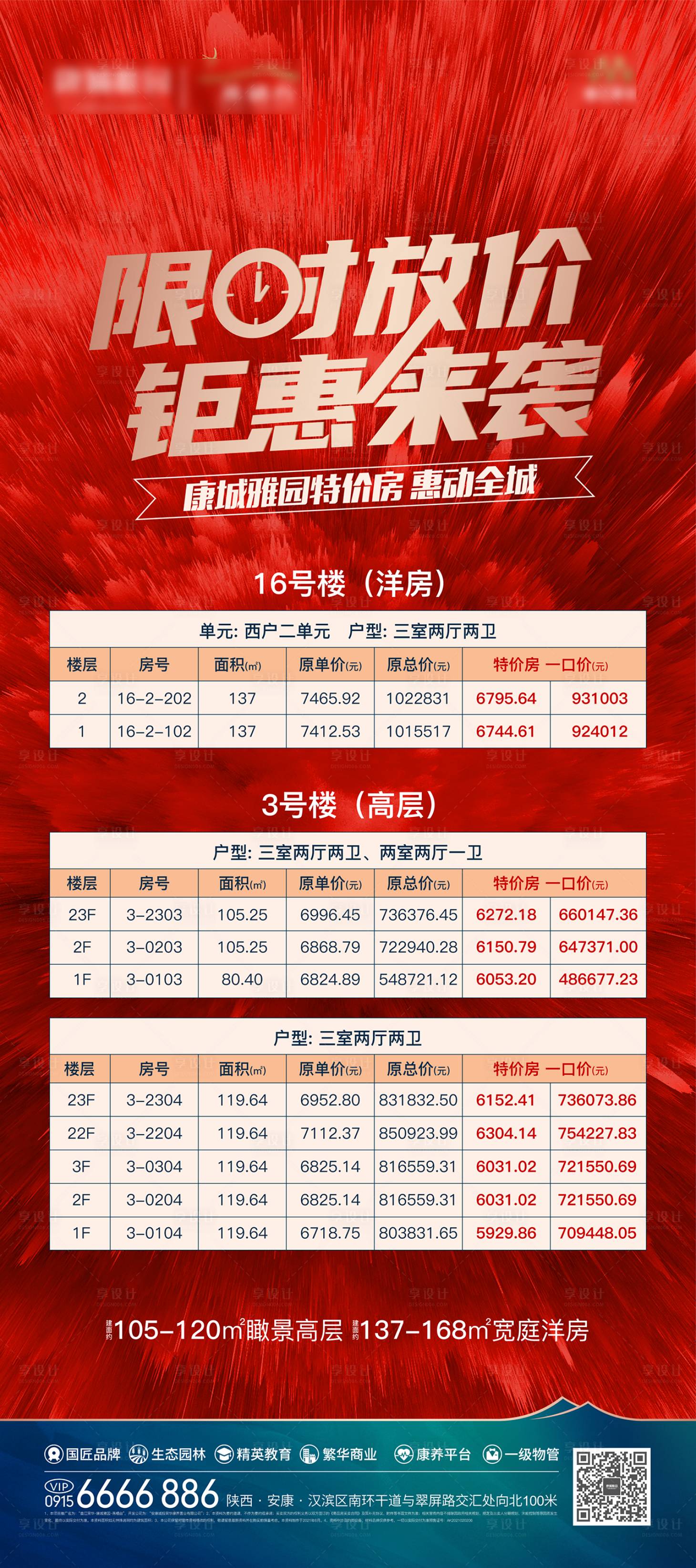 源文件下載【享設計】搜索編號：33400005392268188【地產特價房展架】