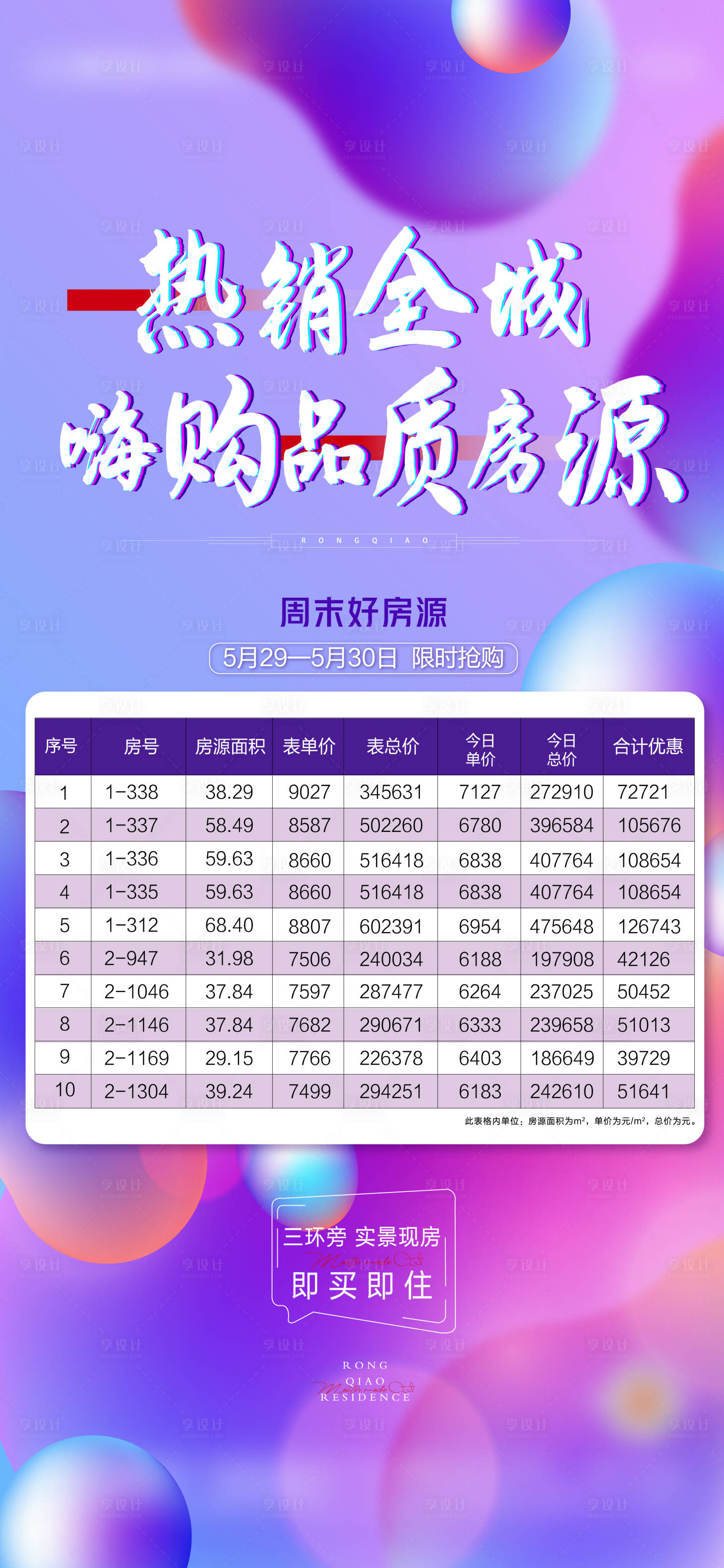 源文件下载【地产特价房海报】编号：44090005504134576