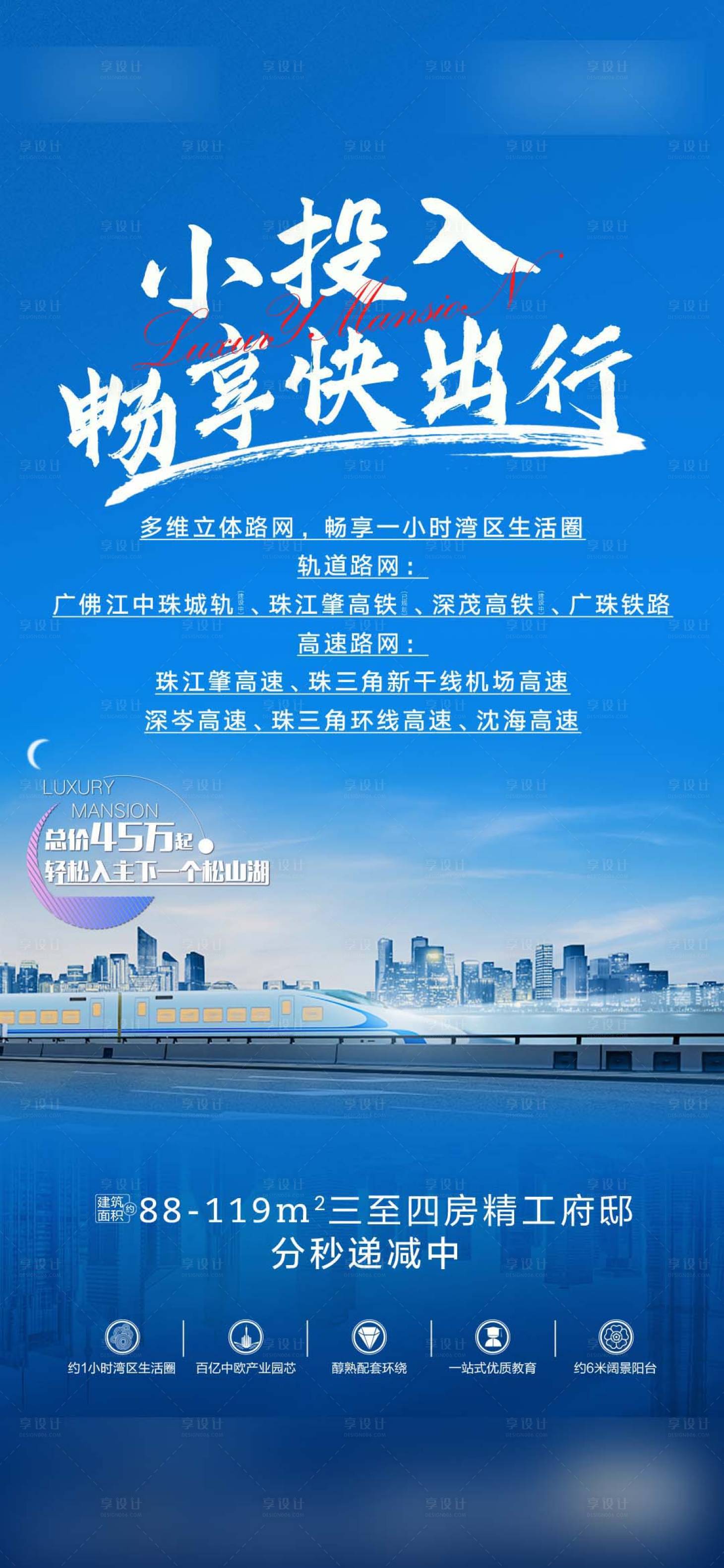 源文件下載【享設計】搜索編號：61460005445331082【樓盤房地產(chǎn)價值出行海報設計】