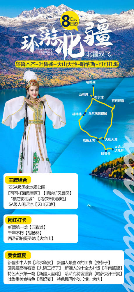 源文件下載【享設計】搜索編號：77710005511683805【環游北疆海報】