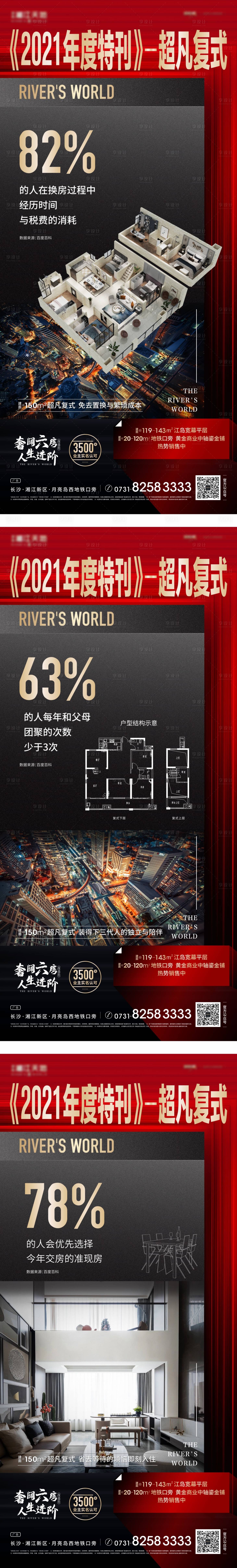 源文件下载【地产价值点系列海报】编号：43270005457102797