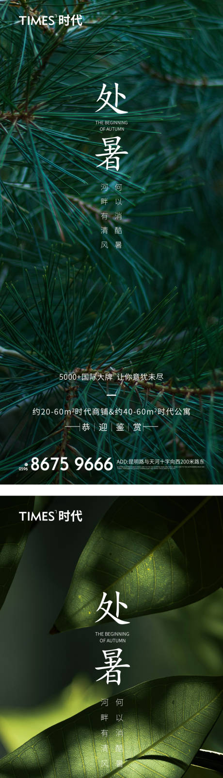 源文件下載【地產處暑節氣海報】編號：18760005837576639