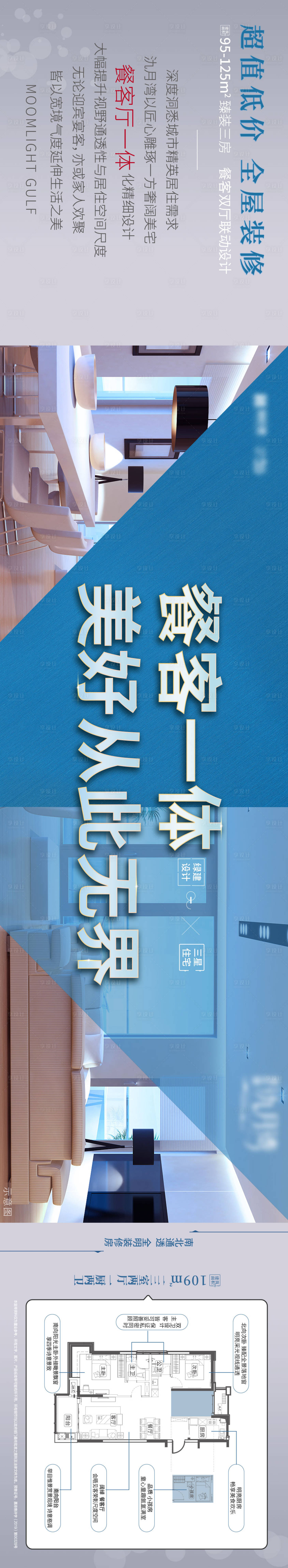 源文件下载【享设计】搜索编号：81080005664933694【餐客一体价值点横版海报】