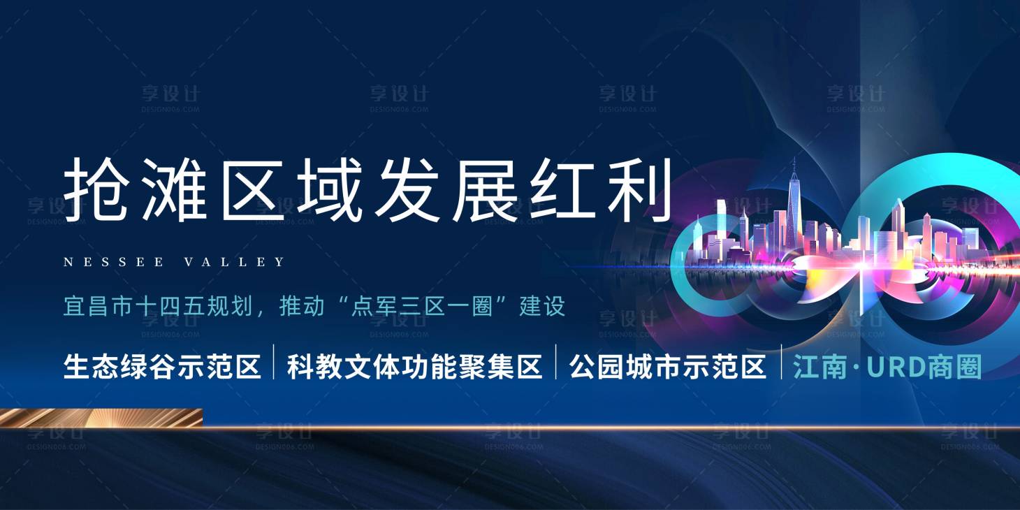 源文件下載【地產區域發展海報】編號：93480005580492478