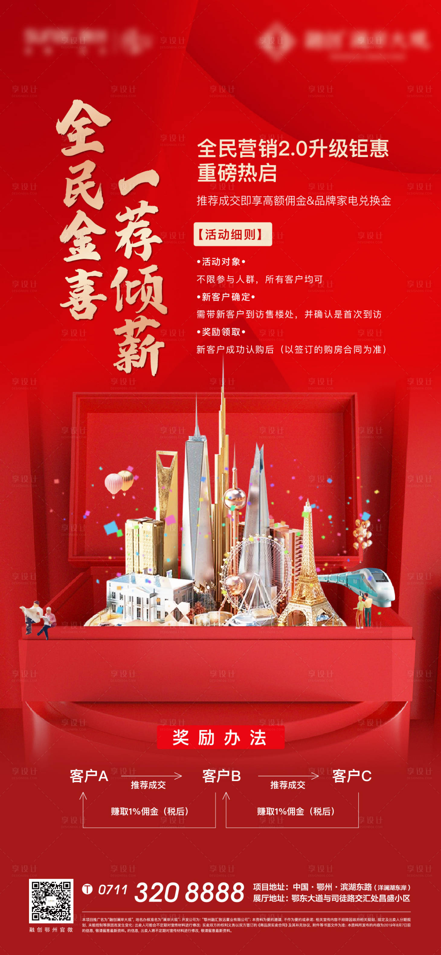 源文件下载【享设计】搜索编号：14640005779183609【全民营销热销开盘加推地产质感红色】