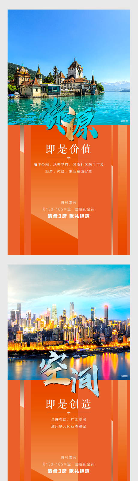 源文件下载【文旅地产商铺价值点刷屏海报】编号：60590005627158440