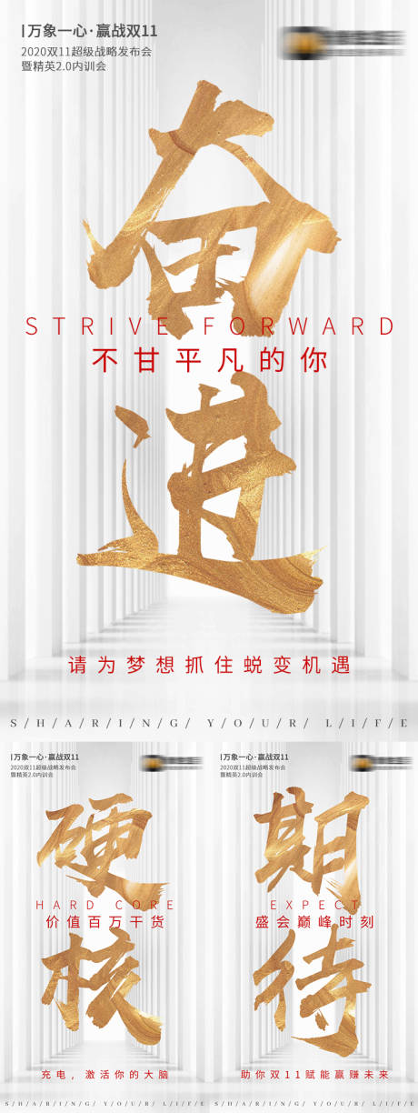 源文件下载【白金简约微商会议造势借势海报】编号：77170005821545688