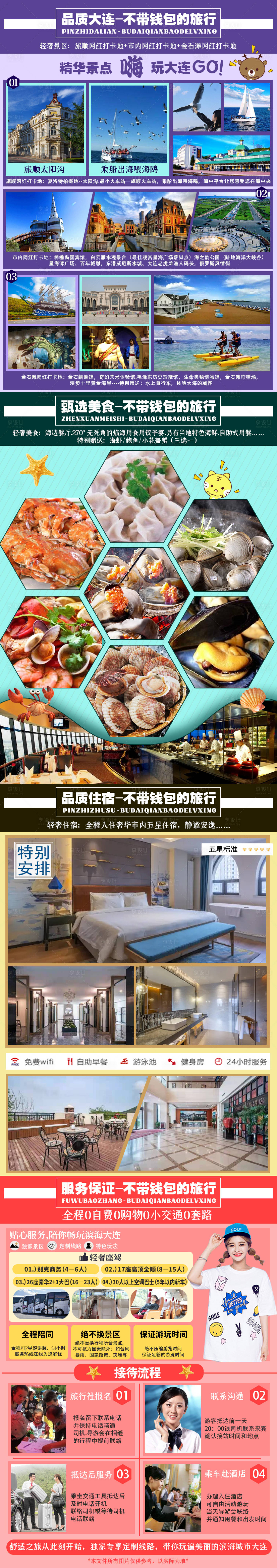 源文件下载【享设计】搜索编号：68870005370026654【大连旅顺丹东旅游详情页】