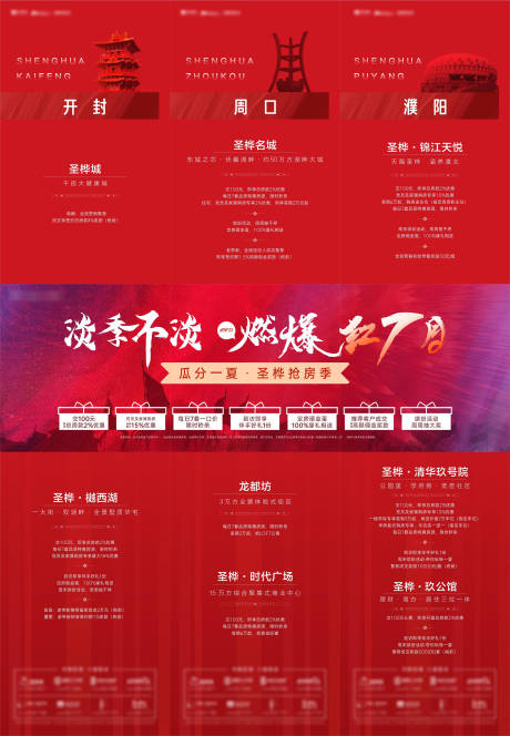 源文件下载【地产热销三宫格海报】编号：89310005782442516