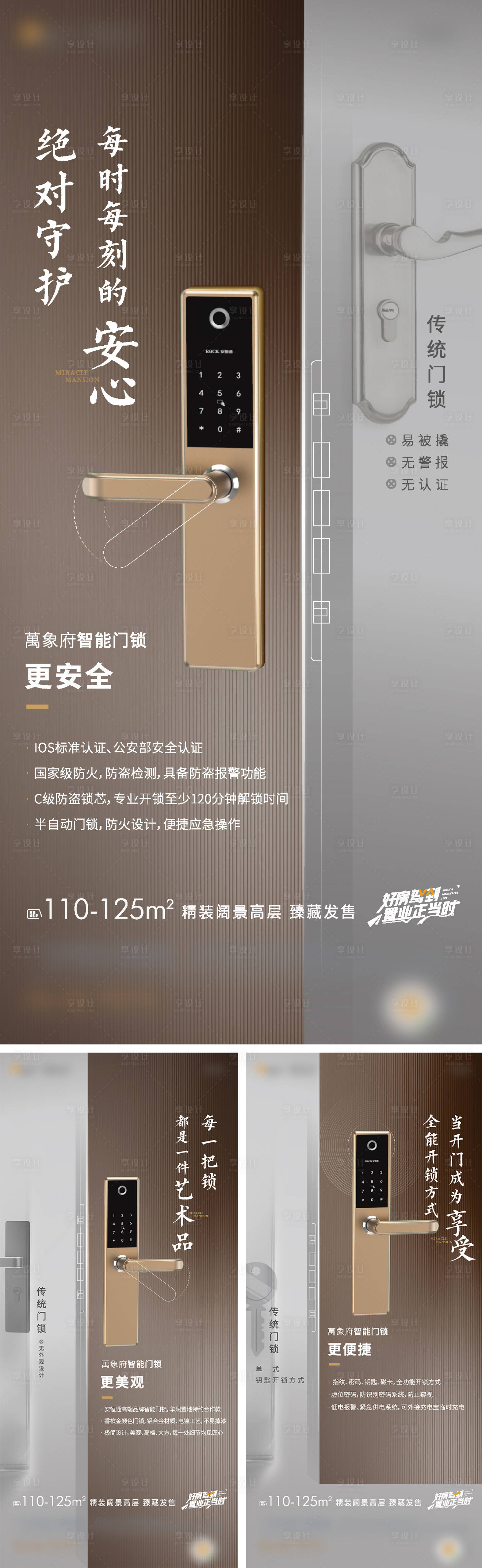 源文件下载【智能门海报】编号：40070005459415979