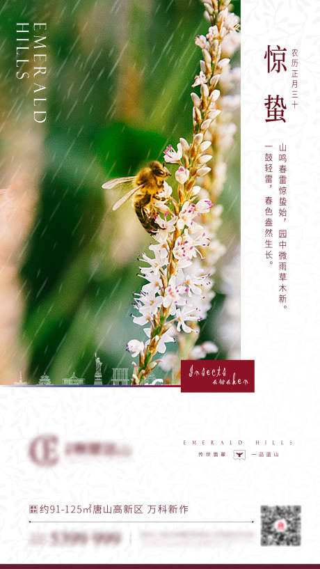 源文件下载【二十四节气惊蛰海报】编号：83660005475803366