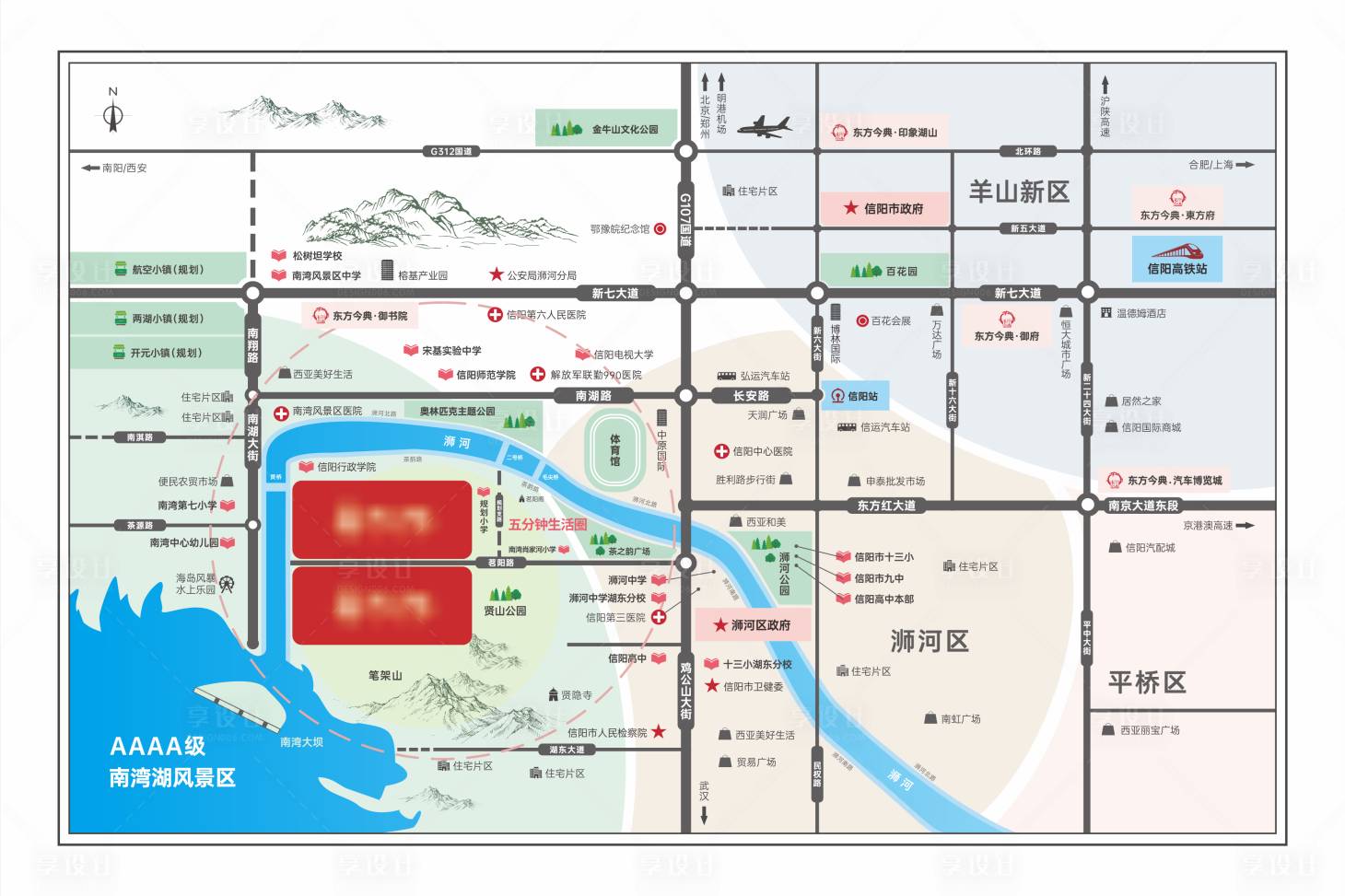 源文件下载【地产白色区位图】编号：95790005710347364