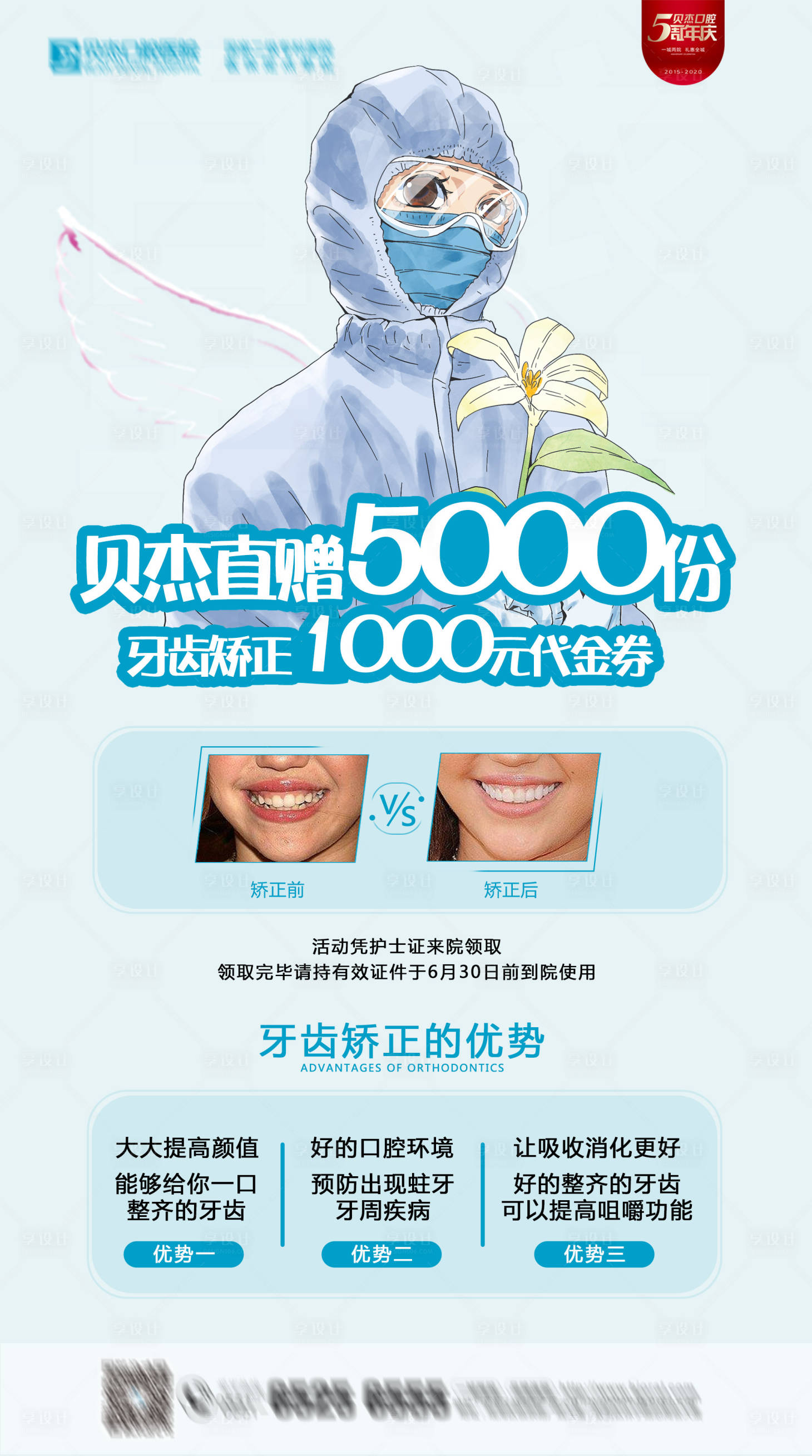 源文件下載【享設計】搜索編號：46780005473706982【口腔案例海報】