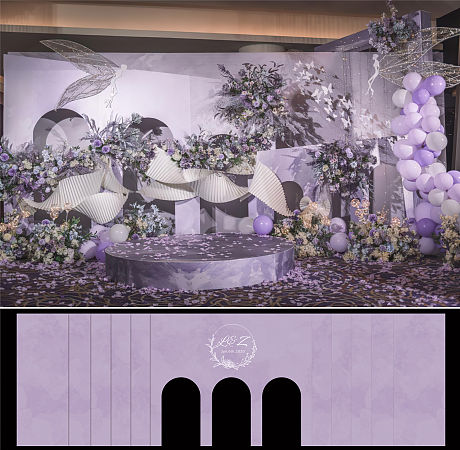 婚礼舞台活动展板-源文件【享设计】