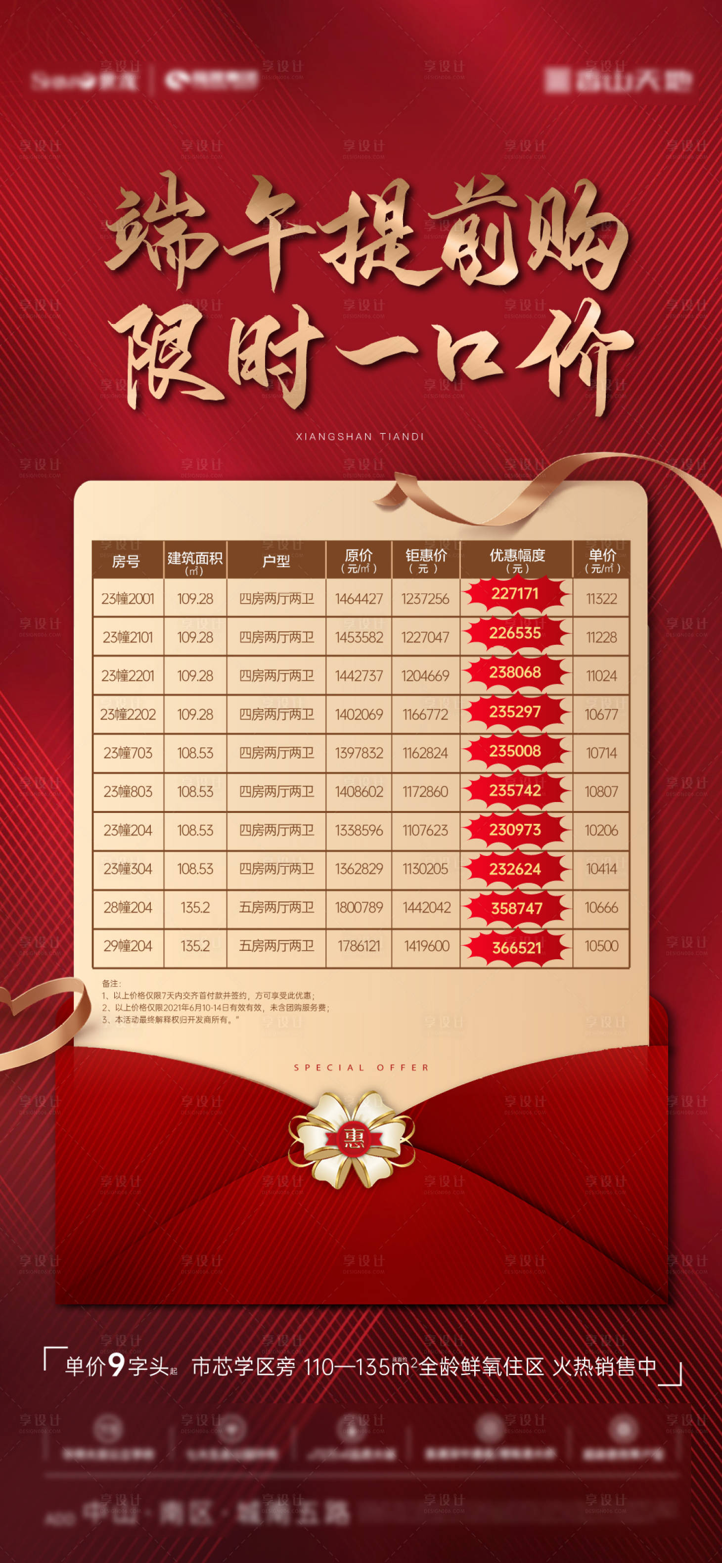 源文件下載【享設(shè)計(jì)】搜索編號(hào)：98450005501604193【特惠房熱銷價(jià)格表格單圖】