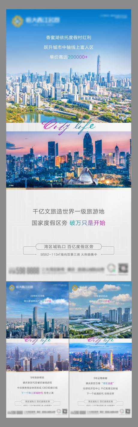 源文件下载【地产城市价值点系列海报】编号：73490005513294420