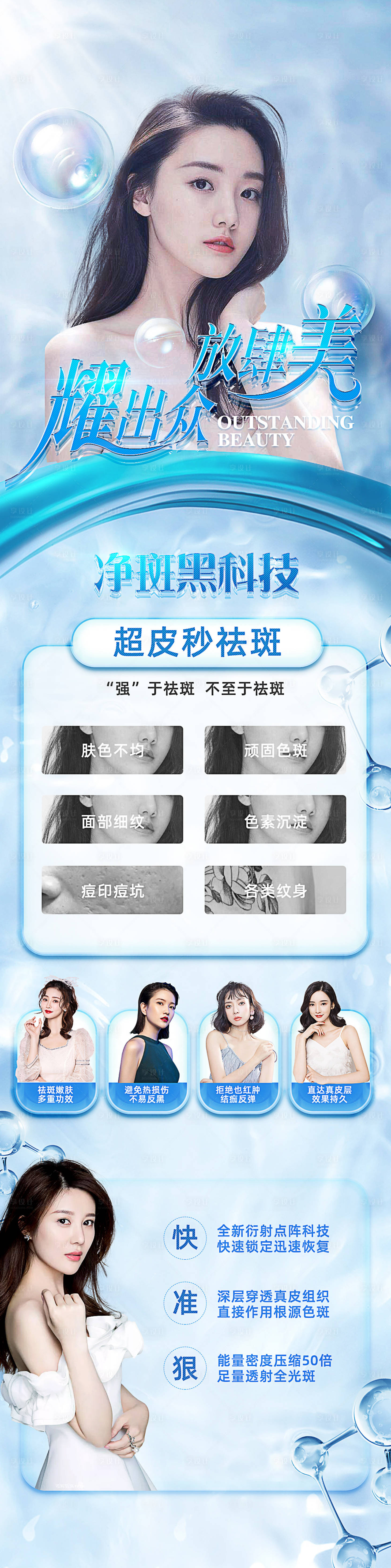 源文件下载【超皮秒医美长图海报】编号：63560005746063820