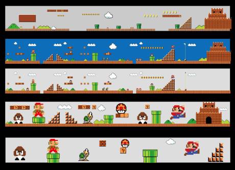 源文件下载【享设计】搜索编号：77370005482068017【超级玛丽活动矢量背景板】