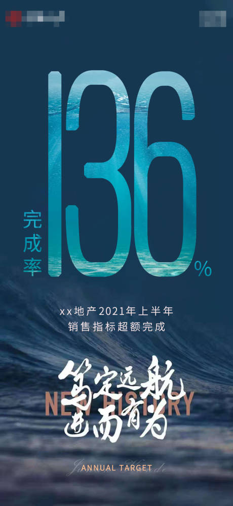 源文件下载【公司半年度指标地产海报】编号：16550005603173415