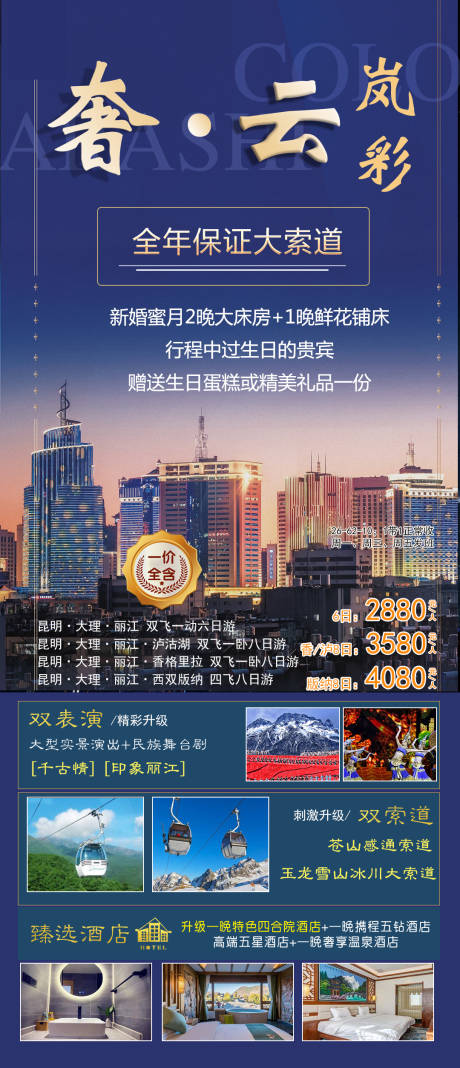 源文件下载【云南旅游海报 】编号：20210702103228436