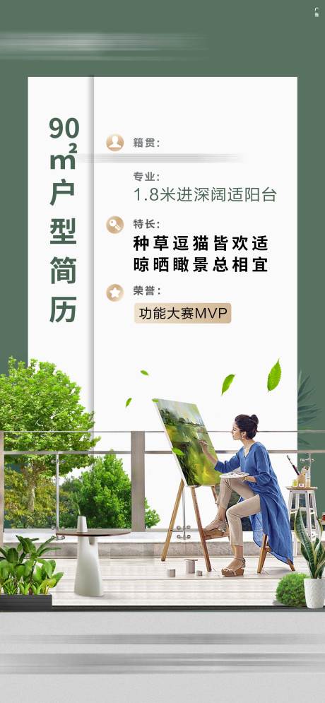 源文件下载【地产户型简介海报】编号：78300005545196129