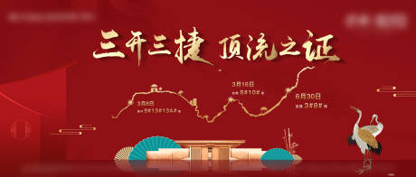 源文件下载【地产中式背景板】编号：52540005413649058
