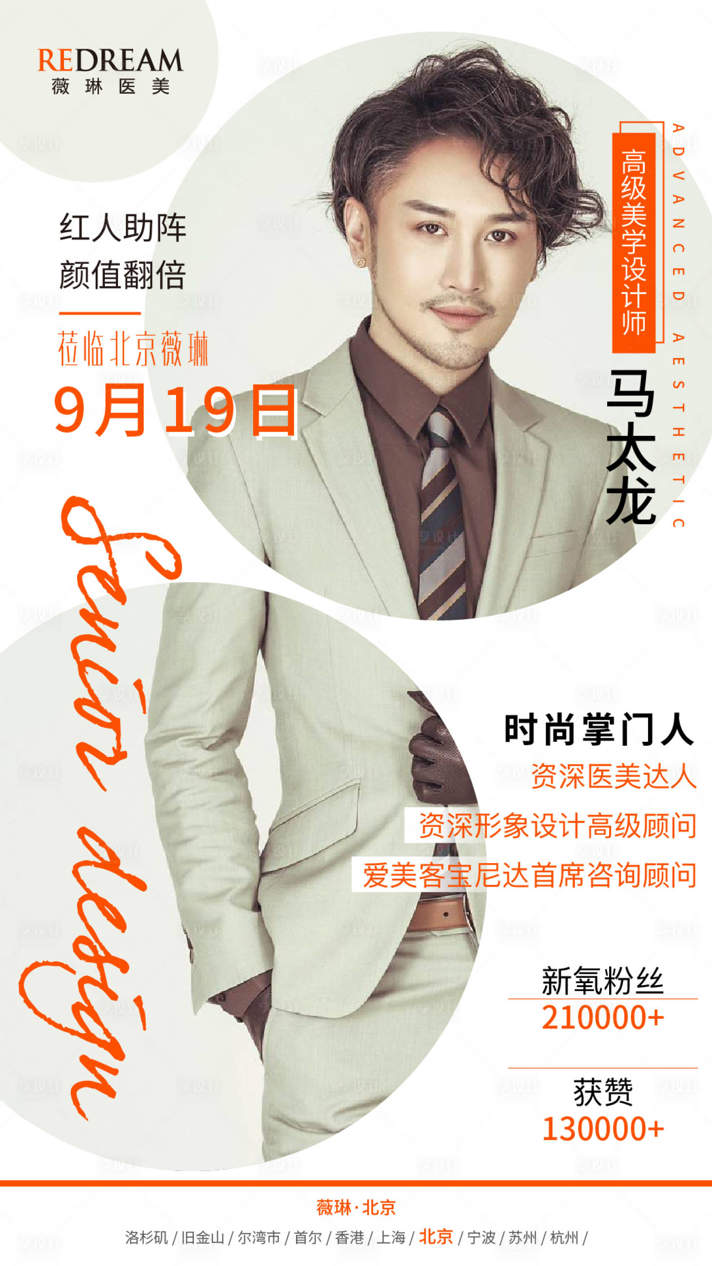 源文件下載【享設(shè)計】搜索編號：96730005589667744【醫(yī)美專家海報】