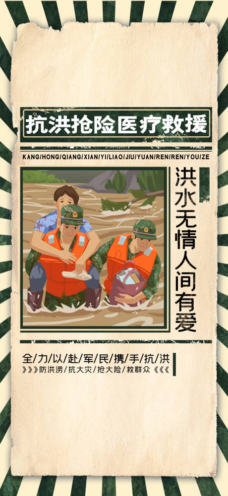 源文件下载【防洪海报】编号：25760005700552744