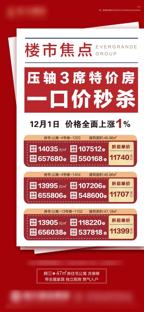 源文件下載【特價房房地產(chǎn)紅金海報】編號：91560005462202288